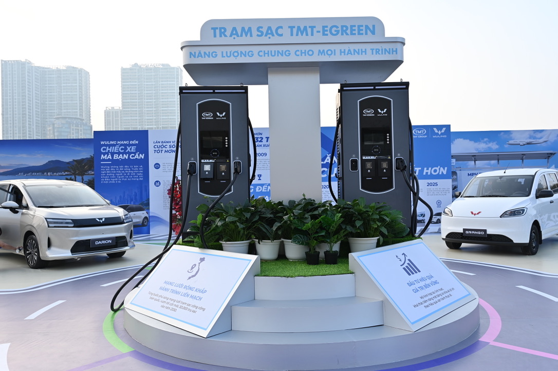Mô hình trạm sạc TMT E-Green.