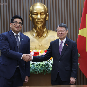 Thủ tướng Lê Minh Hưng tiếp ông Tengku Muhammad Taufik, Chủ tịch kiêm Tổng Giám đốc Tập đoàn Dầu khí quốc gia Malaysia (PETRONAS) - Ảnh: chinhphu.vn/Nhật Bắc