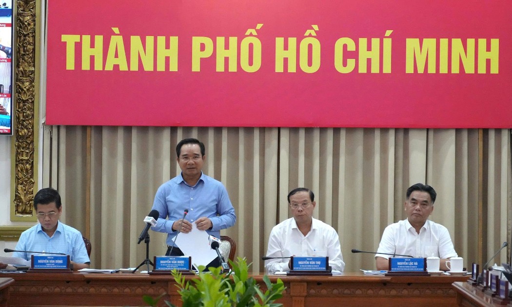Hội nghị sơ kết kinh tế - xã hội TP. Hồ Chí Minh 9 tháng đầu năm 2026. Ảnh: Anh Đức.