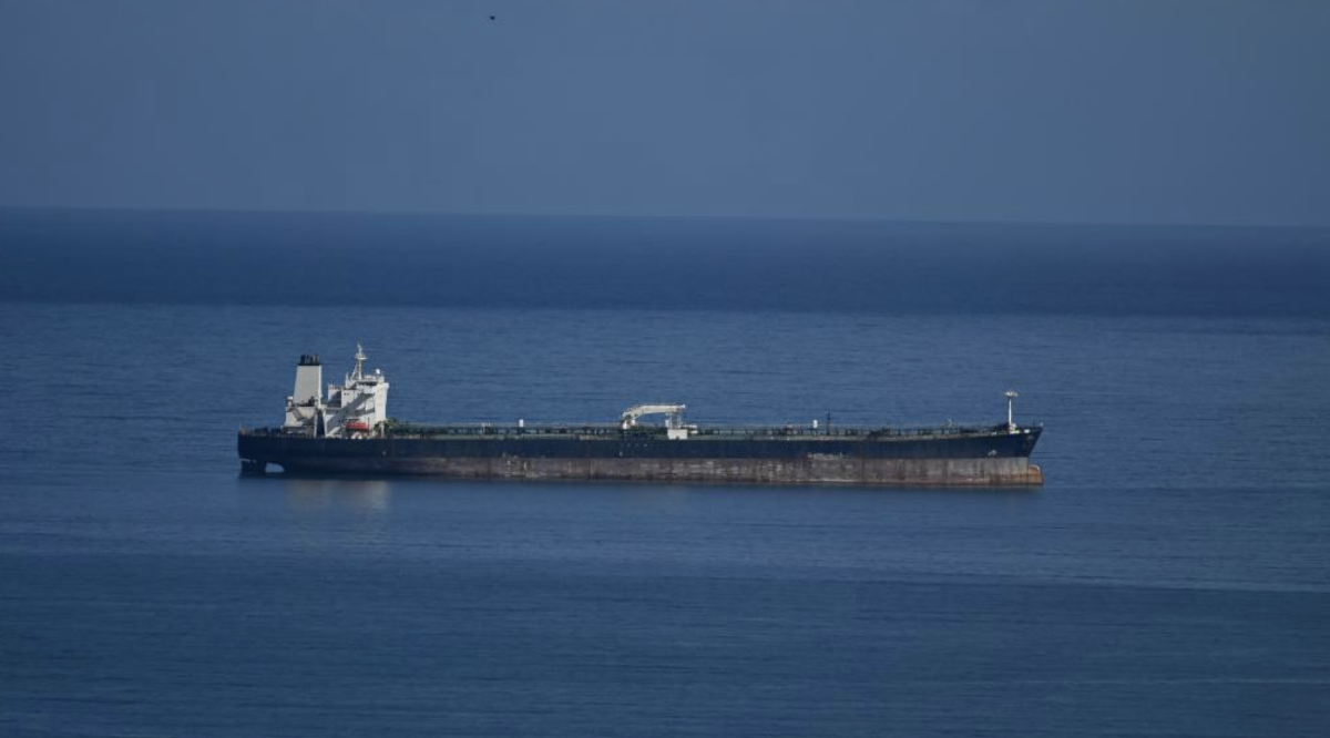 Một con tàu chở dầu ở ngoài khơi Venezuela tháng 1/2026 - Ảnh: Xinhua.