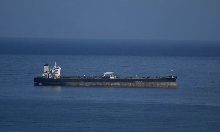 Một con tàu chở dầu ở ngoài khơi Venezuela tháng 1/2026 - Ảnh: Xinhua.