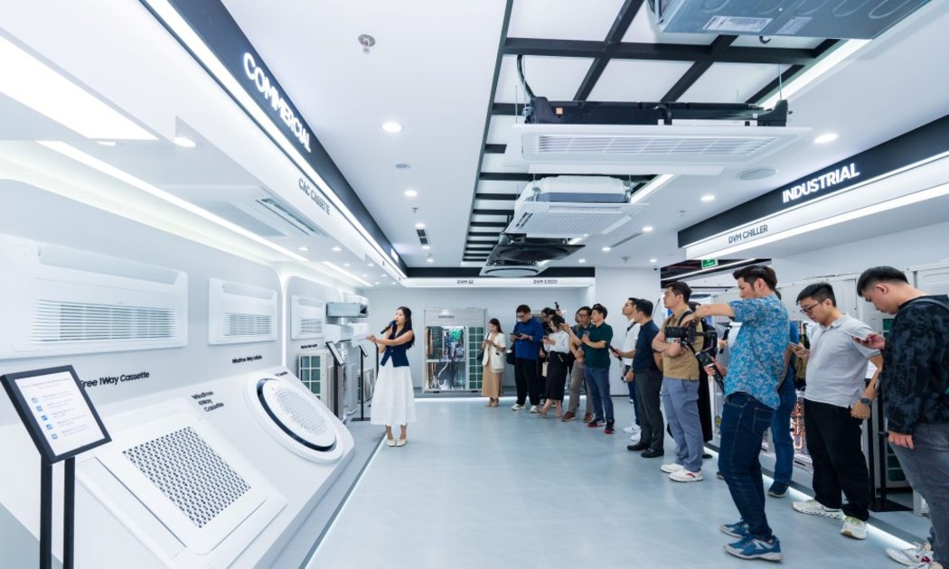 Samsung giới thiệu các giải pháp và công nghệ HVAC mới nhất, được thiết kế nhằm mang đến trải nghiệm thông minh hơn, hiệu quả hơn và đáng tin cậy hơn trong nhiều môi trường sử dụng. Ảnh: Samsung