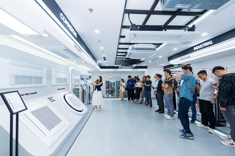Samsung giới thiệu các giải pháp và công nghệ HVAC mới nhất, được thiết kế nhằm mang đến trải nghiệm thông minh hơn, hiệu quả hơn và đáng tin cậy hơn trong nhiều môi trường sử dụng. Ảnh: Samsung