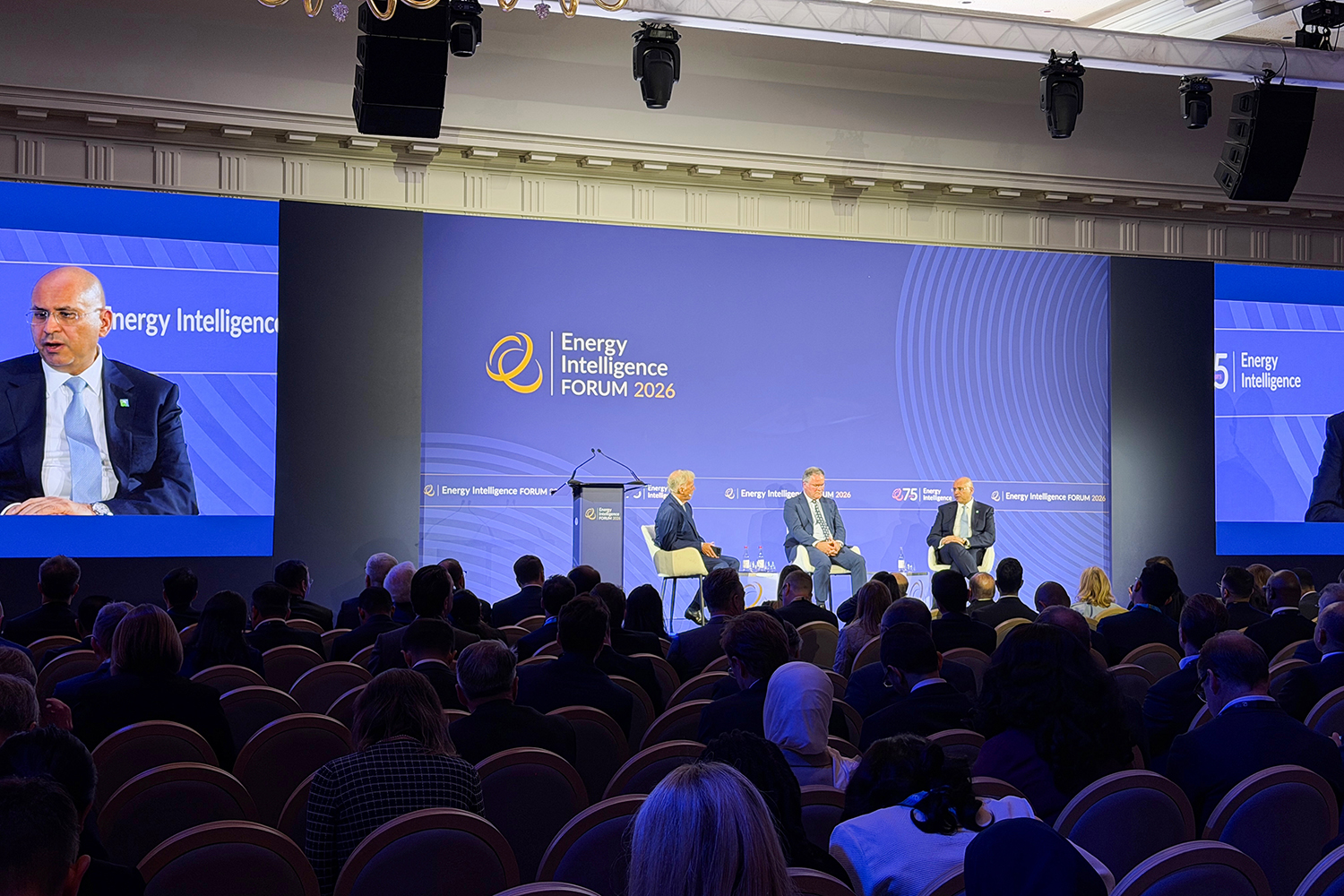 An overview of a discussion session at the Energy Intelligence Forum 2026.
