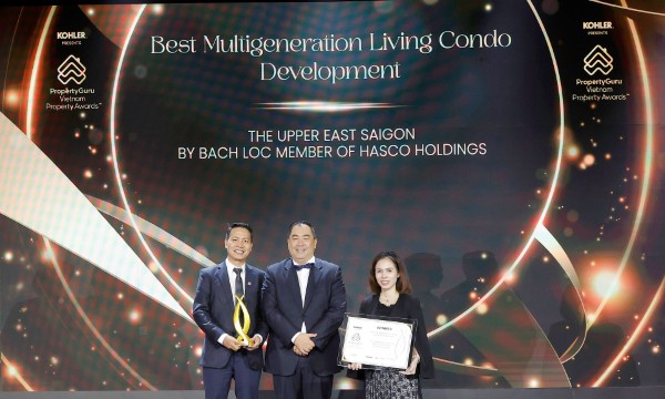 The Upper East Saigon giành giải ngay lần đầu tham dự Vietnam Property Awards 2026