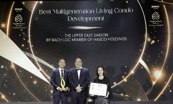The Upper East Saigon giành giải ngay lần đầu tham dự Vietnam Property Awards 2026