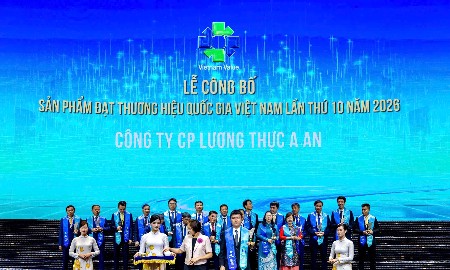 Gạo Aan lần thứ 3 liên tiếp đạt Thương hiệu Quốc gia Việt Nam