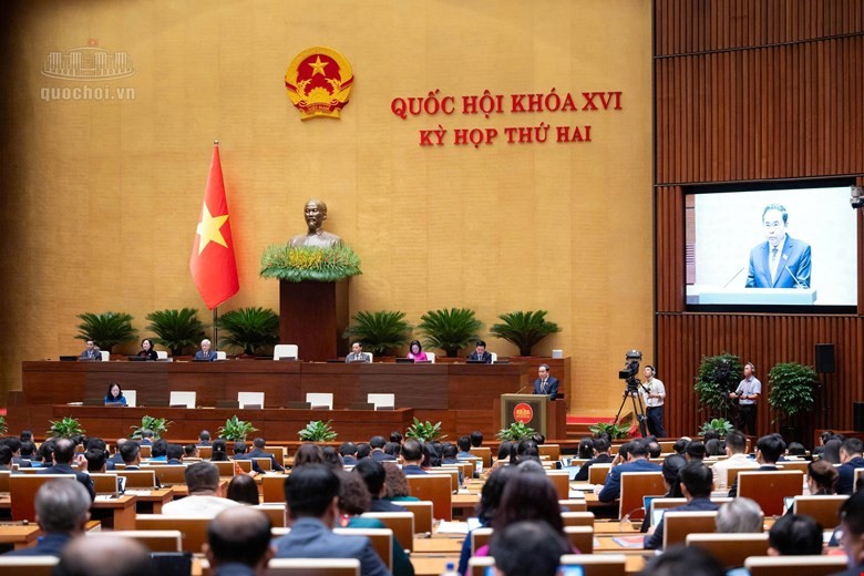 Chủ tịch Quốc hội Trần Thanh Mẫn yêu cầu không chỉ hoàn thành số lượng, mỗi đạo luật phải bảo đảm chất lượng và tính khả thi. Ảnh: Quochoi.vn