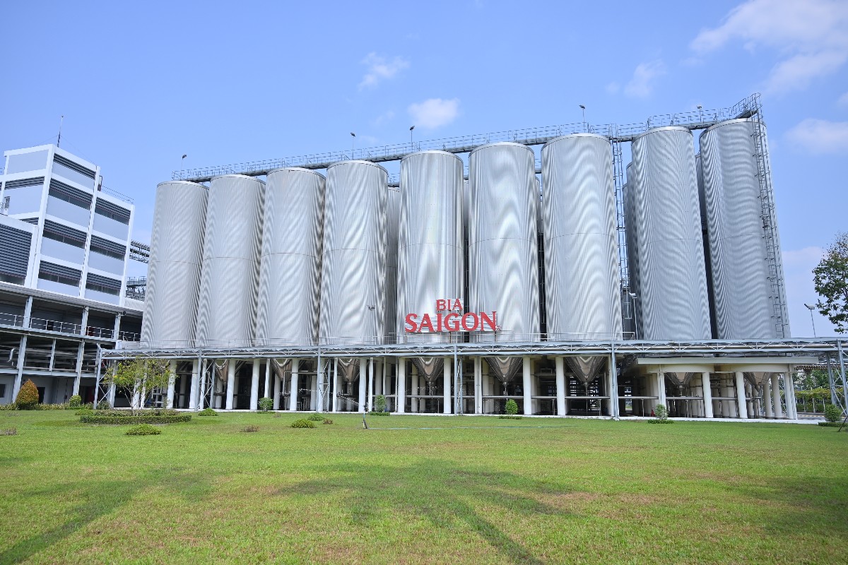 Nhà máy Bia Saigon tại Củ Chi, một trong 26 nhà máy của SABECO đang vận hành tại nhiều tỉnh thành khắp Việt Nam. (Ảnh: SABECO).