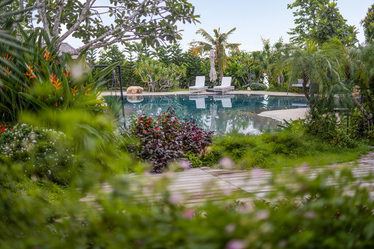 Vườn gia đình tại Retreat Forest- nơi kết nối thành viên gia đình và những hộ dân đồng điệu.