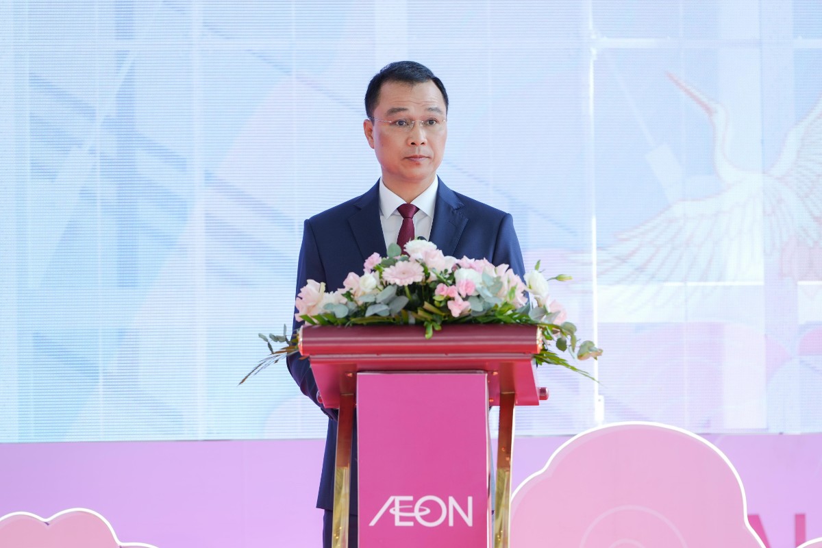 Chủ tịch UBND tỉnh Thanh Hóa Tô Anh Dũng phát biểu tại lễ khai trương. Ảnh: BTC