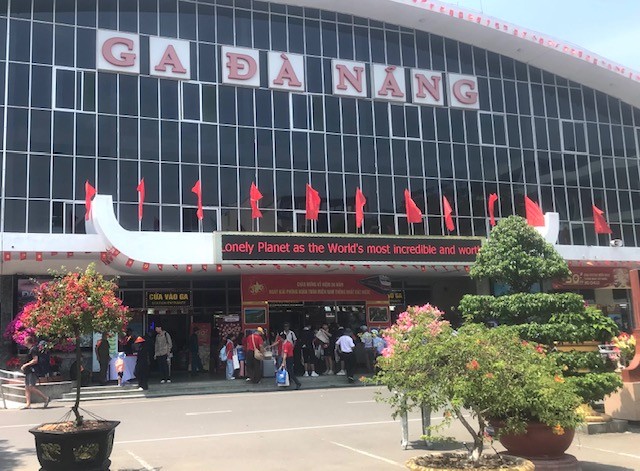 Ga đường sắt Đà Nẵng hiện nay. Ảnh Ngô Anh Văn