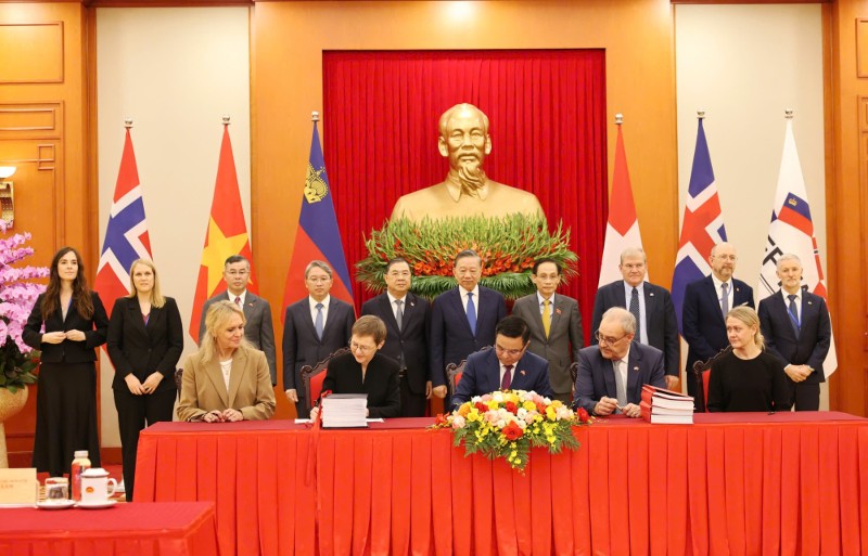 Free trade agreement between Vietnam and EFTA member countries signed