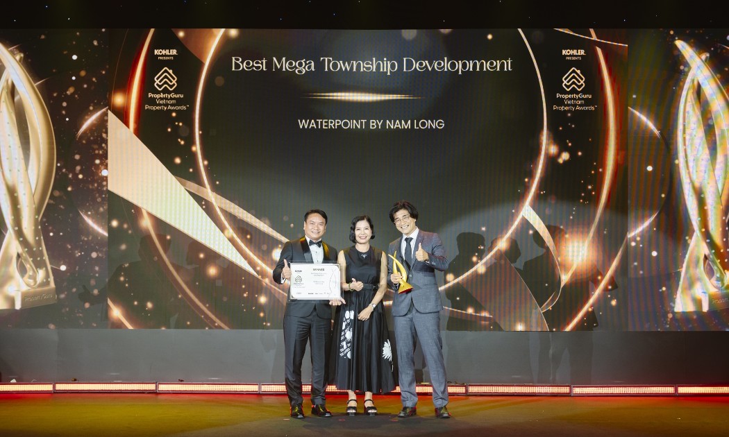 Dấu ấn Waterpoint tại giải thưởng PropertyGuru Vietnam Property Awards 2026.