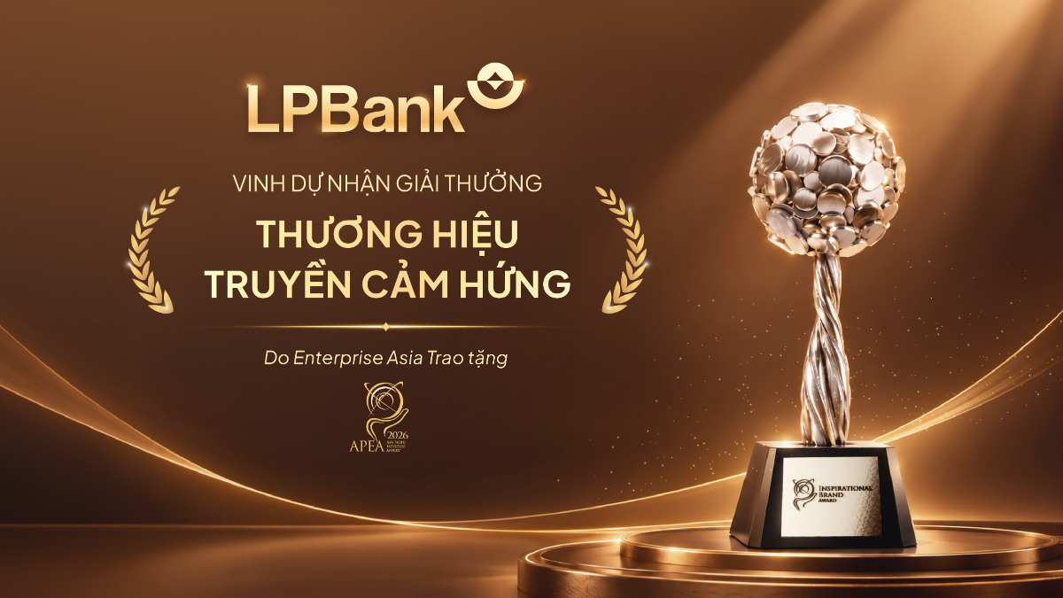 LPBank được vinh danh Thương hiệu truyền cảm hứng tại APEA 2026
