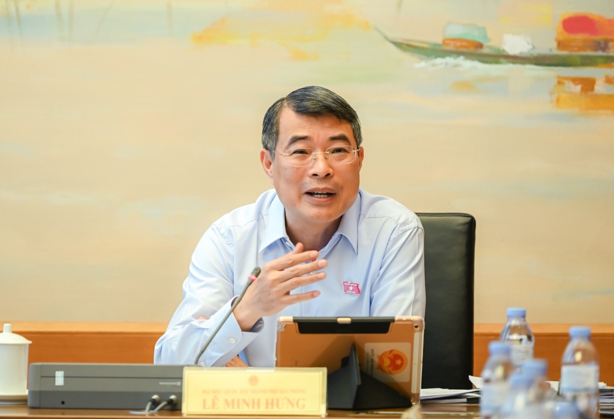 Thủ tướng Lê Minh Hưng tại phiên họp tại Tổ (Ảnh: quochoi.vn)