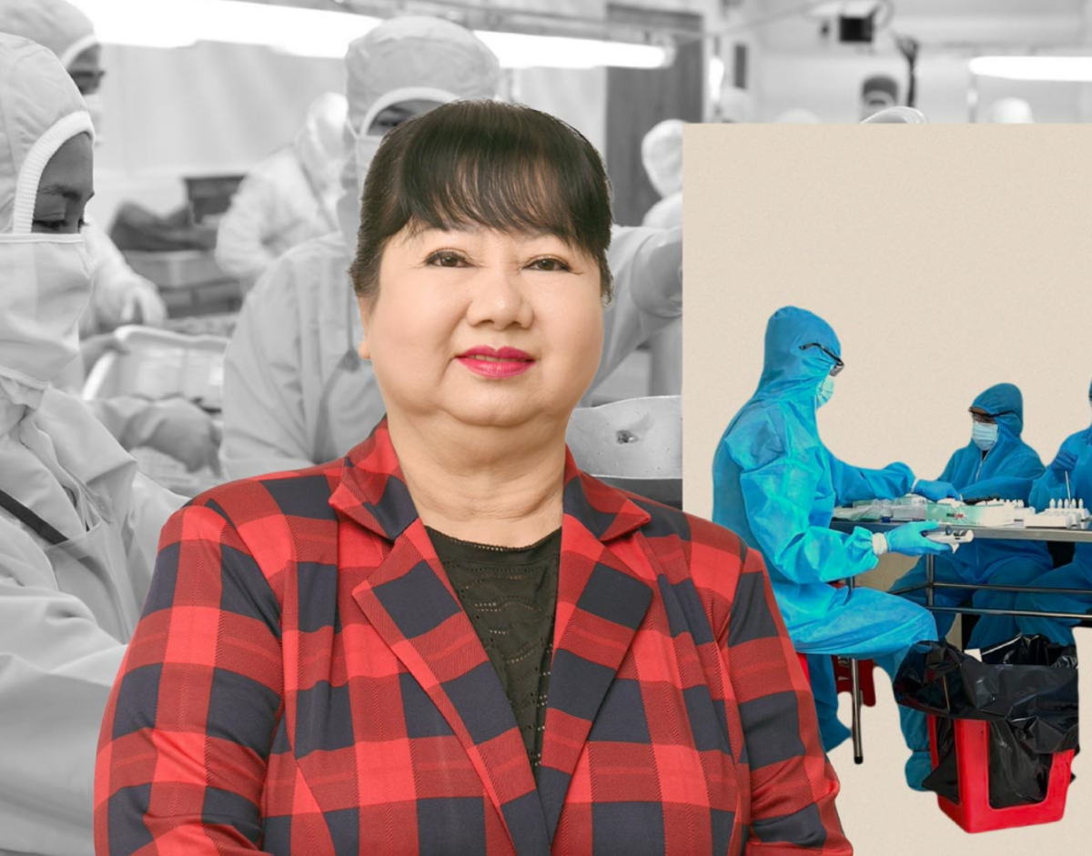 Bà Dương Ngọc Kim - Tổng giám đốc Công ty Cổ phần Thực phẩm Khang An: Ảnh KAF.