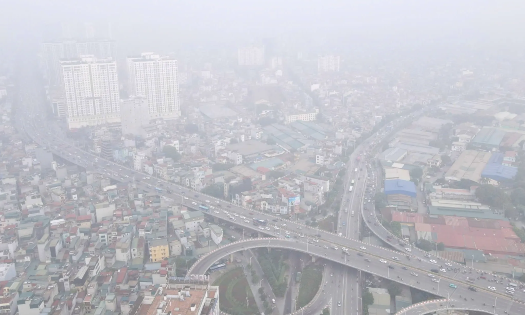 Ô nhiễm không khí tại Hà Nội chủ yếu là ô nhiễm bụi mịn PM2.5. Ảnh: Nguyễn Trường