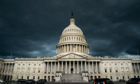 Tòa nhà Quốc hội Mỹ ở Washington DC - Ảnh: NYT.
