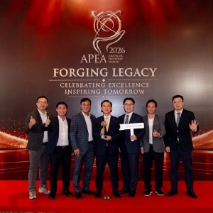 Ban lãnh đạo KBSV tham dự lễ trao giải thưởng Thương hiệu truyền cảm hứng 2026.