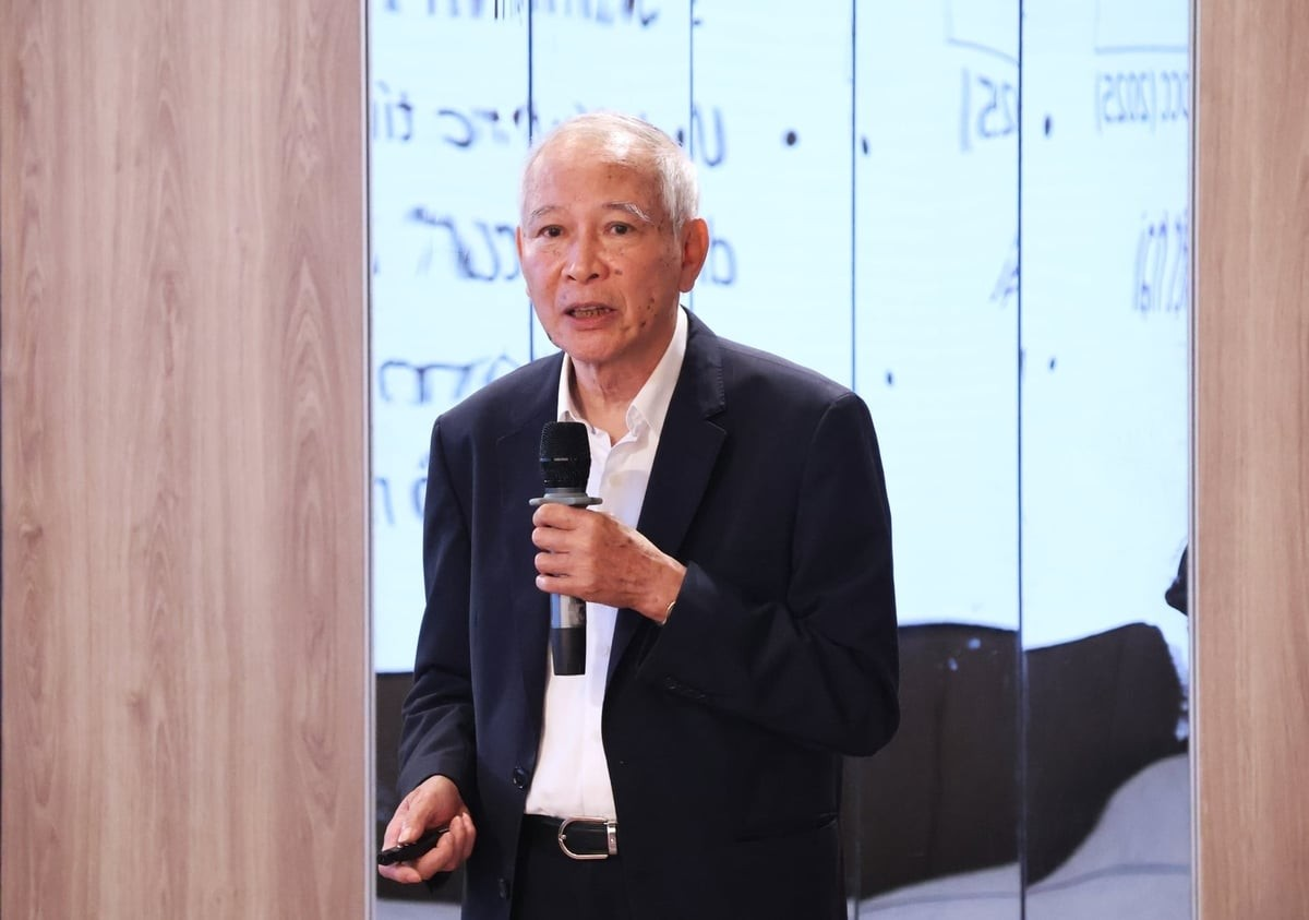 GS. Trần Thục: "Vai trò trọng yếu của ngành là cung cấp thông tin khí tượng thủy văn, cảnh báo sớm, cảnh báo tác động, dữ liệu rủi ro và nền tảng kỹ thuật để cơ quan có thẩm quyền quản trị rủi ro và ra quyết định". Ảnh: K.Trung