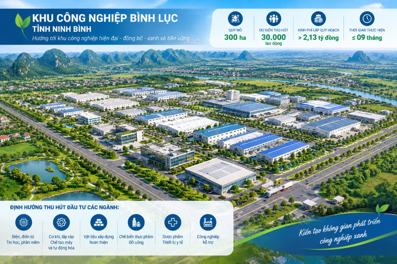 Ninh Binh province plans 300-ha industrial park