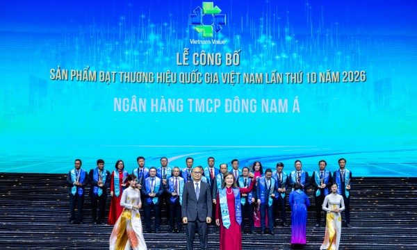 SeABank lần thứ 4 liên tiếp được vinh danh Thương hiệu Quốc gia Việt Nam