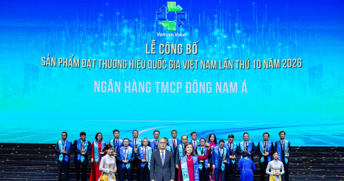 SeABank lần thứ 4 liên tiếp được vinh danh Thương hiệu Quốc gia Việt Nam
