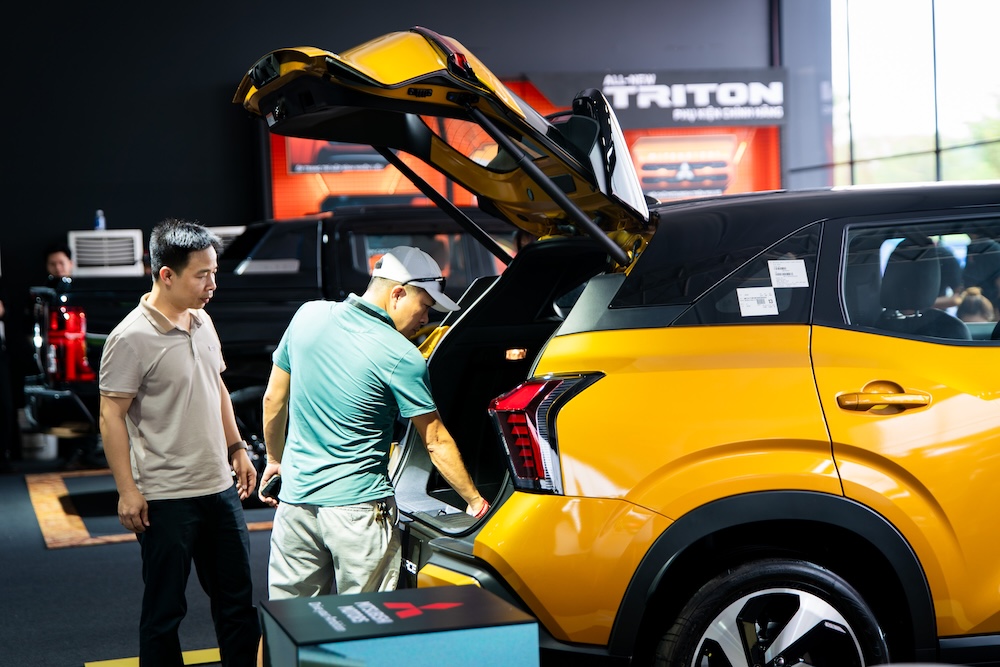 Khu vực dành riêng cho cộng đồng yêu xe cũng là một điểm hẹn đáng chú ý, quy tụ các hội nhóm sử dụng xe Mitsubishi để cùng nhau trao đổi kinh nghiệm.