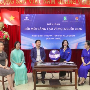 Diễn đàn Đổi mới sáng tạo vì mọi người 2026 – Ninh Binh Innovation for All Forum (NB-IAF 2026). Ảnh: BTC.