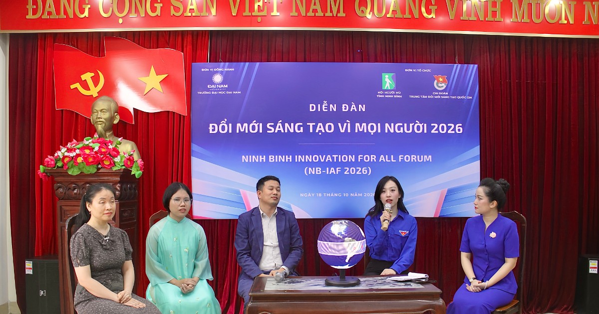 NB-IAF 2026 tạo cơ hội tiếp cận công nghệ cho người khiếm thị