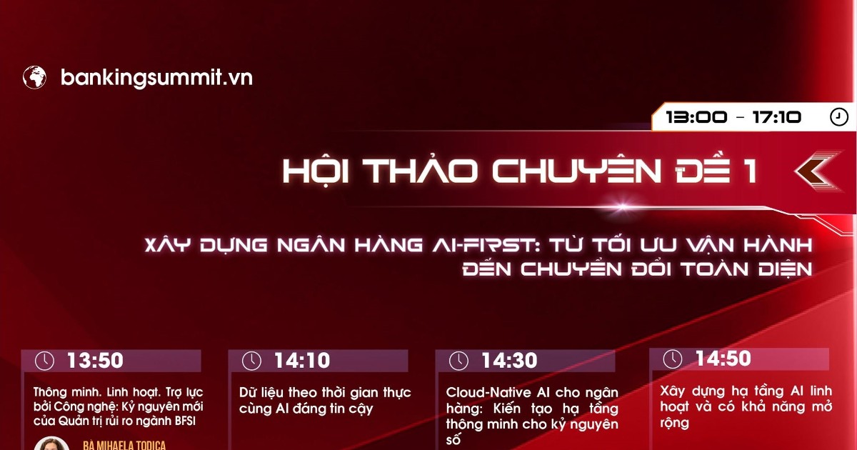 Tương lai quản trị rủi ro ngân hàng: Góc nhìn từ chuyên gia EmbedIT tại Smart Banking Summit 2026