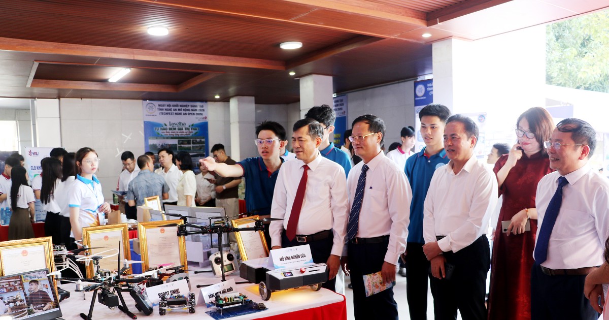 Nghệ An ra mắt Trung tâm Đổi mới sáng tạo, thúc đẩy hệ sinh thái khởi nghiệp