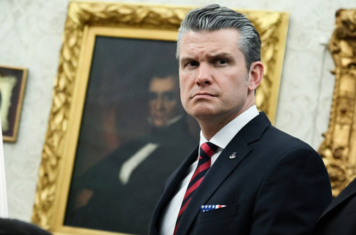 Bộ trưởng Bộ Quốc phòng Mỹ Pete Hegseth - Ảnh: New York Times.