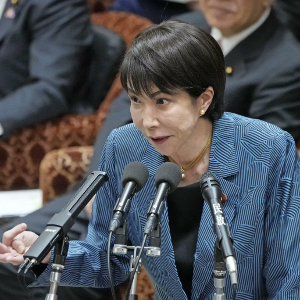 Thủ tướng Nhật Bản Sanae Takaichi - Ảnh: Kyodo.