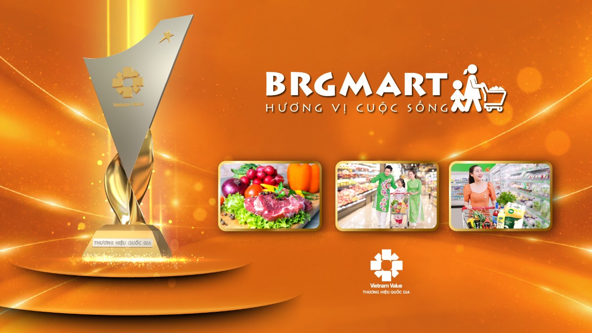 Thương hiệu BRGMart được vinh danh tại chương trình “Thương hiệu quốc gia Việt Nam 2026”.