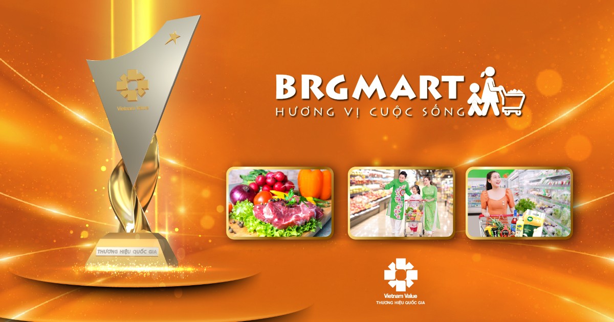 BRGMart đạt Thương hiệu quốc gia 2026 - Khẳng định vị thế trong ngành bán lẻ Việt Nam