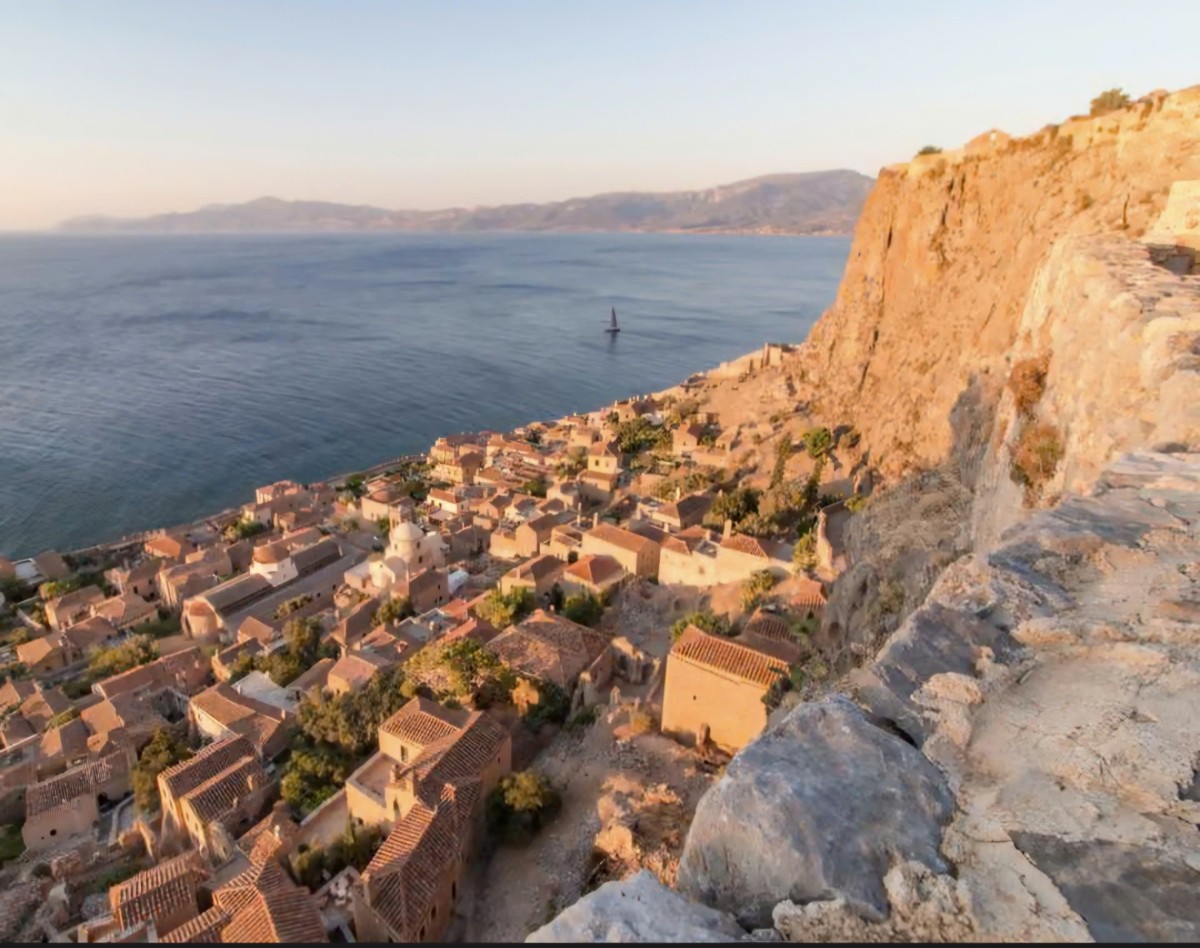 Monemvasia, vùng đất của người Sparta. Ảnh: Jason Rambach/Getty Images.