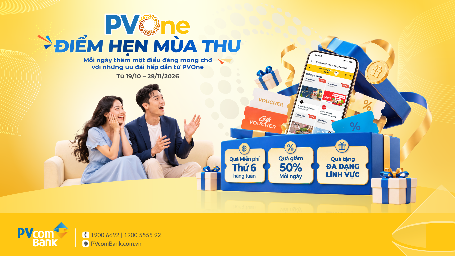PVcomBank triển khai chương trình ưu đãi cho khách hàng trên hệ sinh thái PVOne.