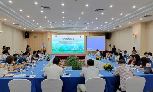 Toàn cảnh hội thảo dự án “nâng cao năng lực quản lý dữ liệu và thông tin báo cáo phù hợp với yêu cầu khung minh bạch tăng cường của Thỏa thuận Paris về biến đổi khí hậu (CBIT). Ảnh: Nhĩ Anh
