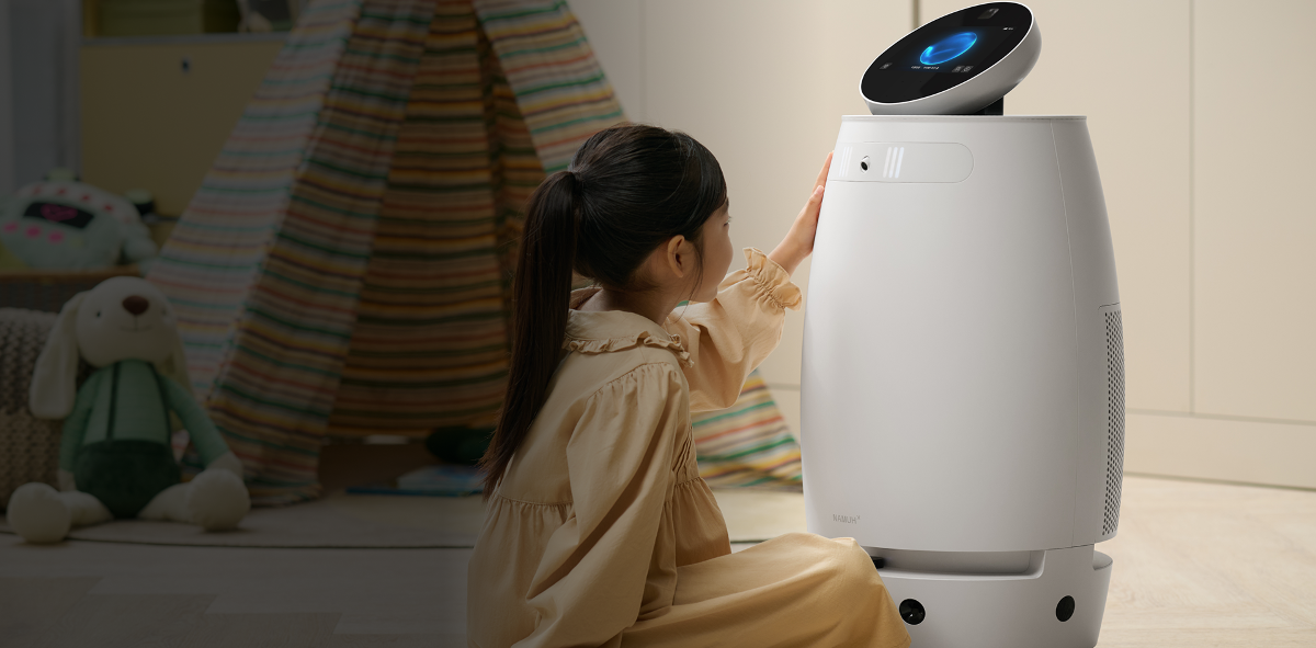 Robot chăm sóc sức khỏe Namooex của SK Intelix. Ảnh: Namuhx