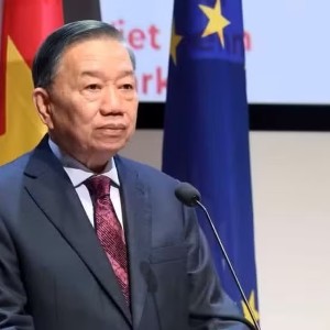 Tổng Bí thư, Chủ tịch nước Tô Lâm phát biểu khai mạc Diễn đàn Doanh nghiệp Việt Nam-Đan Mạch. Ảnh: TTXVN