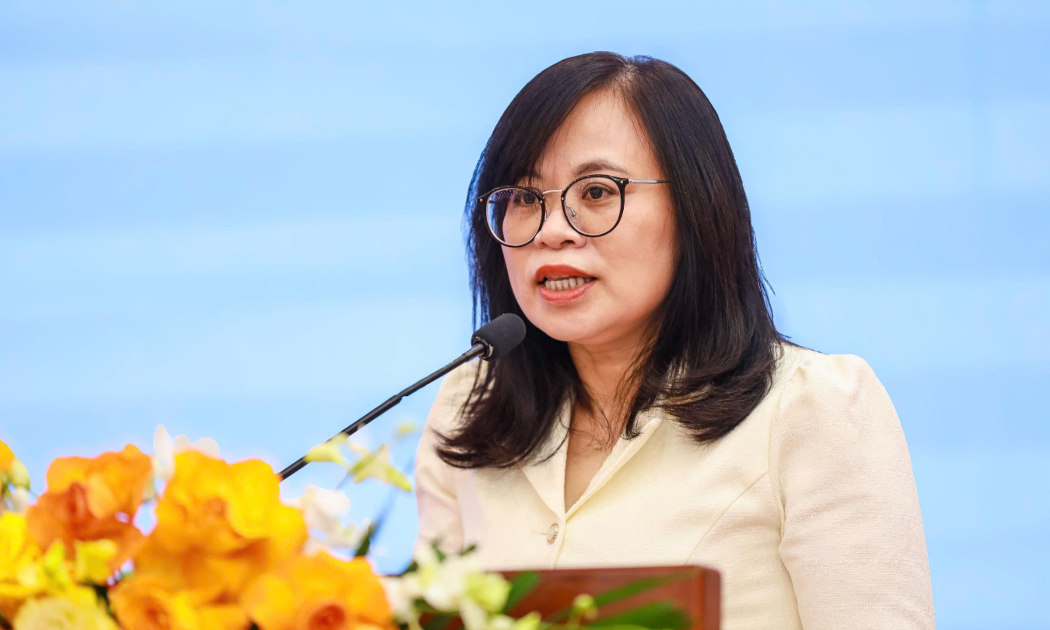 Bà Lê Thị Việt Nga, Phó chủ tịch Ủy ban Chứng khoán Nhà nước.