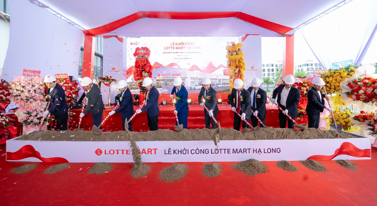 LOTTE MART tổ chức lễ khởi công dự án siêu thị tại Hạ Long vào tháng 9/2026.