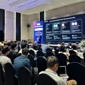 Hội thảo CYSEEX 2026 với chủ đề “Kiến tạo năng lực phòng thủ tự động trong kỷ nguyên AI và hậu lượng tử” ngày 21/10 - ảnh: Nam Anh.