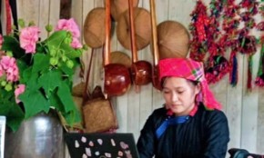 Vàng Thị Mơi là cô gái dân tộc Tày ở Bản Liền, một xã vùng sâu, vùng xa của tỉnh Lào Cai. Ảnh: NVCC