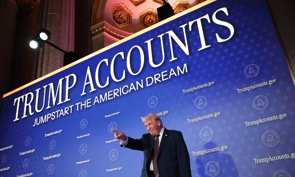 Chương trình “Tài khoản Trump” hút mạnh tiền tài trợ từ giới giàu Mỹ