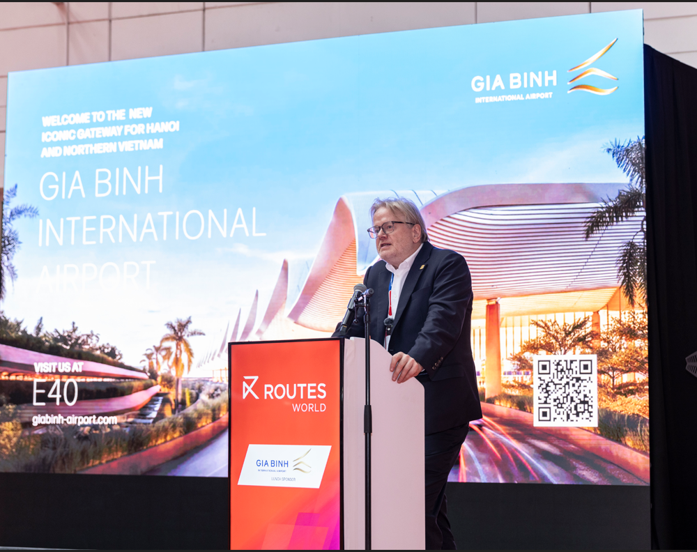 Đại diện sân bay Gia Bình cũng dự kiến tham gia phiên thảo luận tại Routes World 2026.