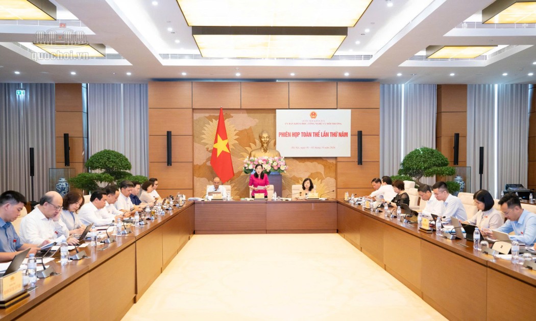Toàn cảnh phiên họp. Ảnh: Cổng thông tin điện tử Quốc hội.