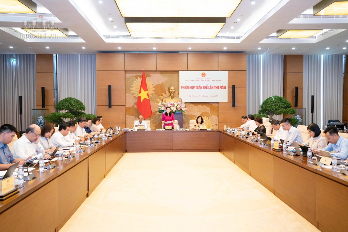 Toàn cảnh phiên họp. Ảnh: Cổng thông tin điện tử Quốc hội.